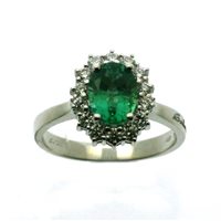 Anello Salvini Donna Special Class in Oro bianco Smeraldo 1.20 Ct 81061219 - 81061219